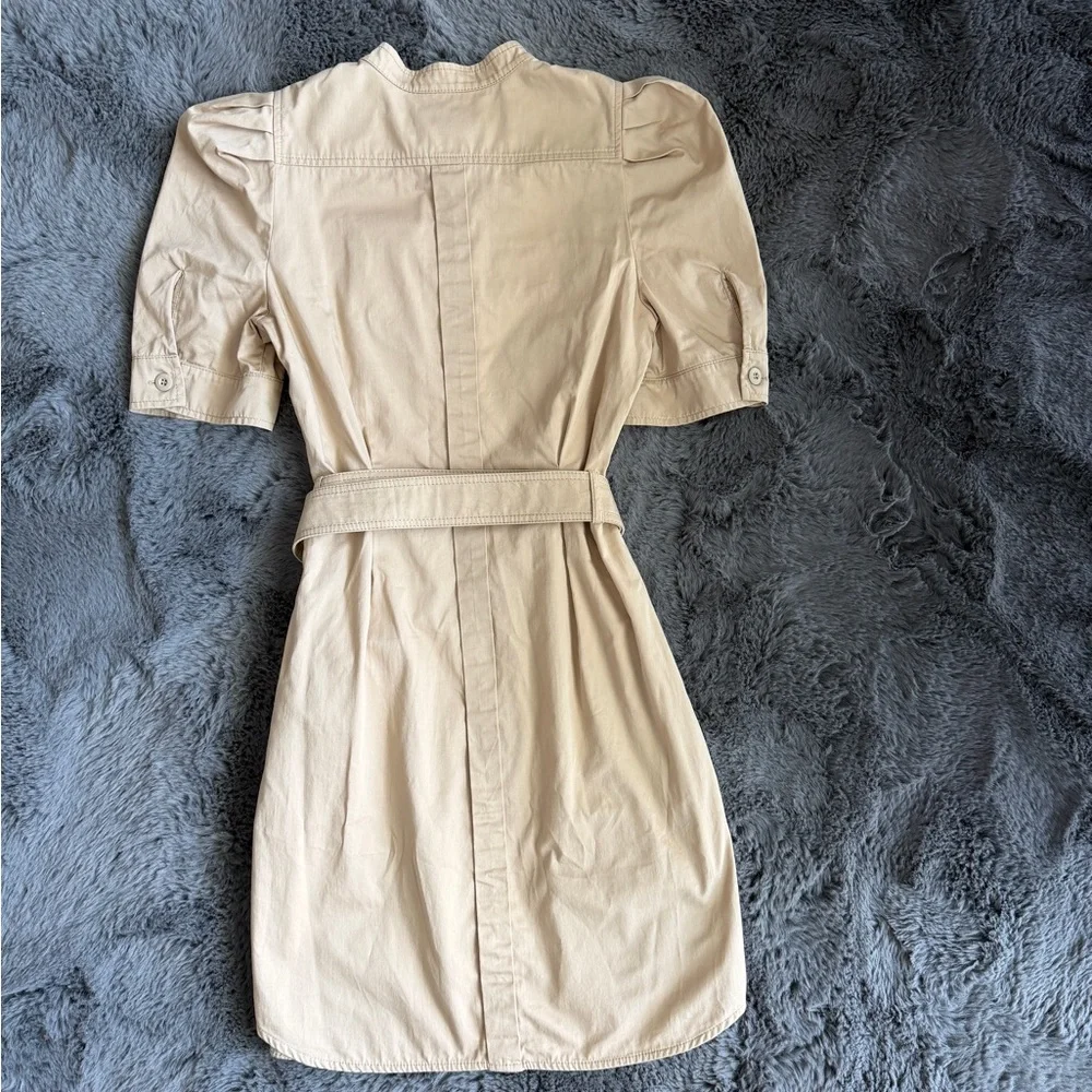 MaxMara Weekend Short-Sleeve Belted Shirt Dress - Picture 2 of 6